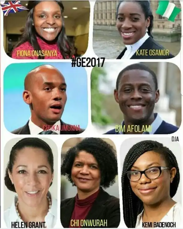 Seven Nigerians Win U.K Parliament Election (Photos)